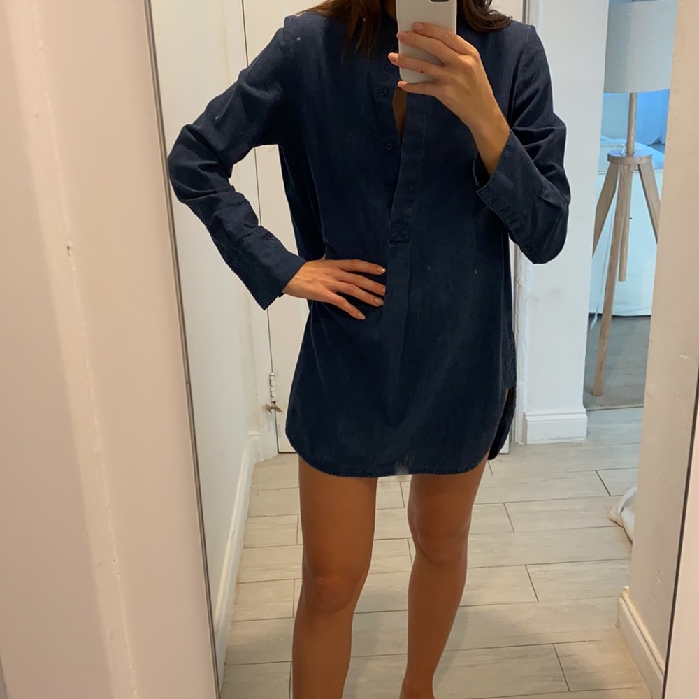 COS Oversized denim shirt/ tunic